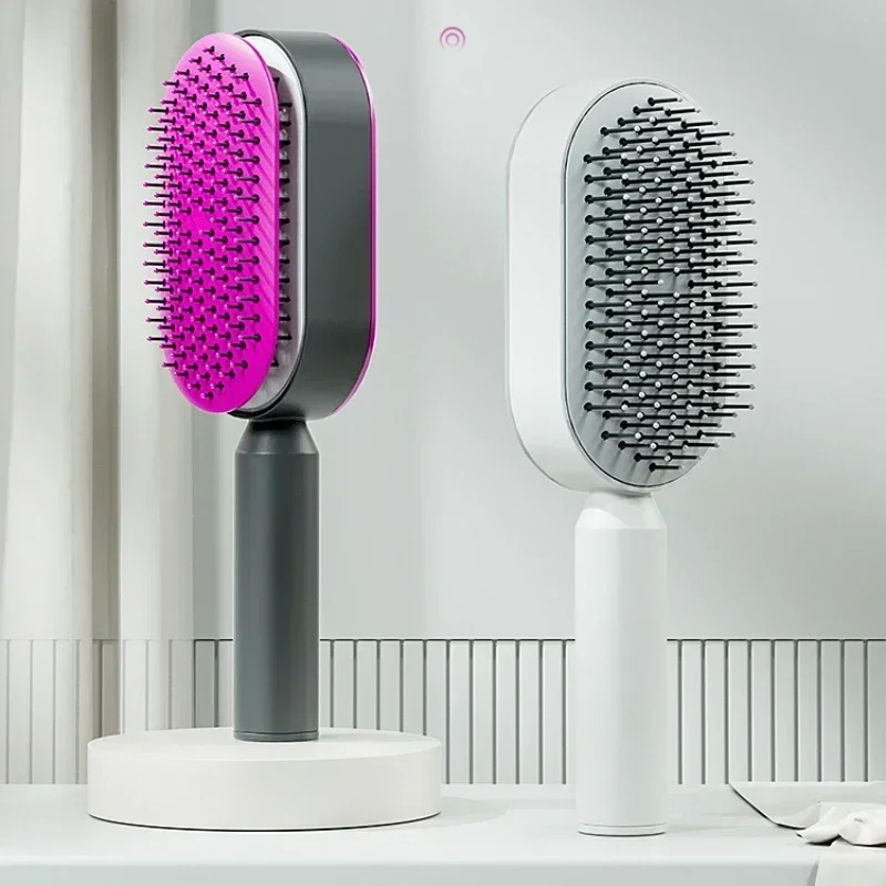 Self Cleaning Hair Brush for Women One-key Cleaning Hair Loss Airbag Massage Scalp Comb Anti-Static Hairbrush Dropshipping
Self Cleaning Hair Brush for Women One-key Cleaning Hair Loss Airbag Massage Scalp Comb Anti-Static Hairbrush Dropshipping