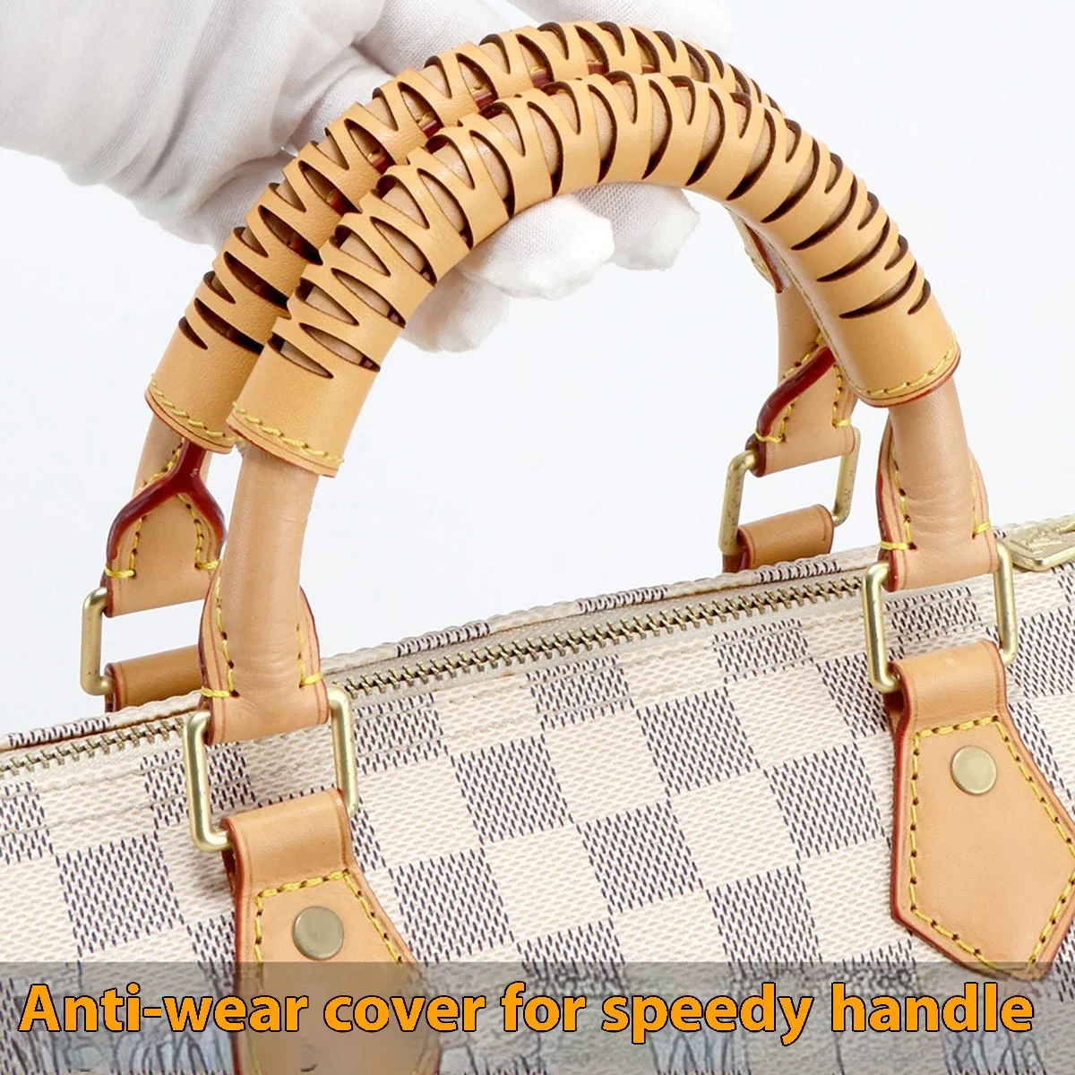 Cowhide Leather Handle Protector Strap Cover for Round Handles for Speedy25 30 35 Alma Bb Pm Patent Pending
Cowhide Leather Handle Protector Strap Cover for Round Handles for Speedy25 30 35 Alma Bb Pm Patent Pending