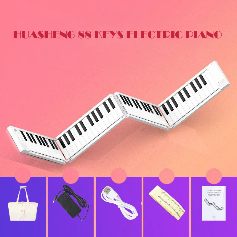 High Quality Electric Piano OEM ODM Portable Foldable Piano 88 Keys Electronic Keyboard for Beginner Kid Starter
High Quality Electric Piano OEM ODM Portable Foldable Piano 88 Keys Electronic Keyboard for Beginner Kid Starter