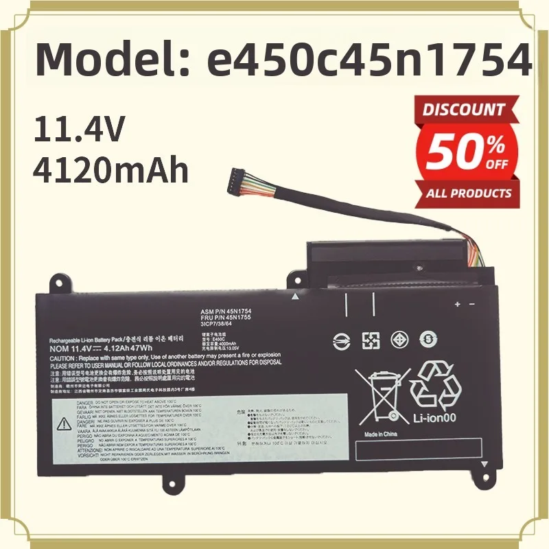 In Stock Laptop Battery Compatible with Lenovo ThinkPad E450 E450C E455 E460C TP00083A
In Stock Laptop Battery Compatible with Lenovo ThinkPad E450 E450C E455 E460C TP00083A