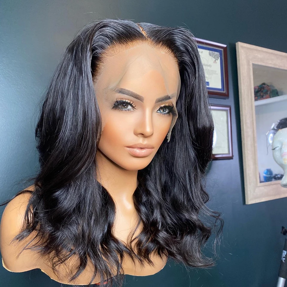 Synthetic Lace Front Wigs for Women Short Bob Style Wavy Hair Black Frontal Wigs Cosplay Glueless Heat Resistant Fiber Hair Wear
Synthetic Lace Front Wigs for Women Short Bob Style Wavy Hair Black Frontal Wigs Cosplay Glueless Heat Resistant Fiber Hair Wear