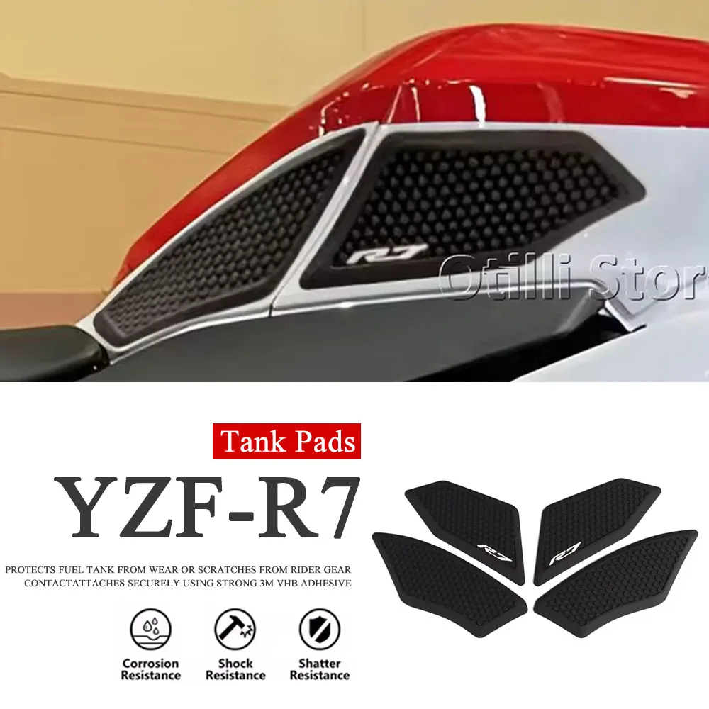 New For Yamaha YZF R7 YZFR7 YZF-R7 2026 Motorcycle Tank Pads Fuel Tank Stickers Protector Knee Non-slip Pad
New For Yamaha YZF R7 YZFR7 YZF-R7 2026 Motorcycle Tank Pads Fuel Tank Stickers Protector Knee Non-slip Pad