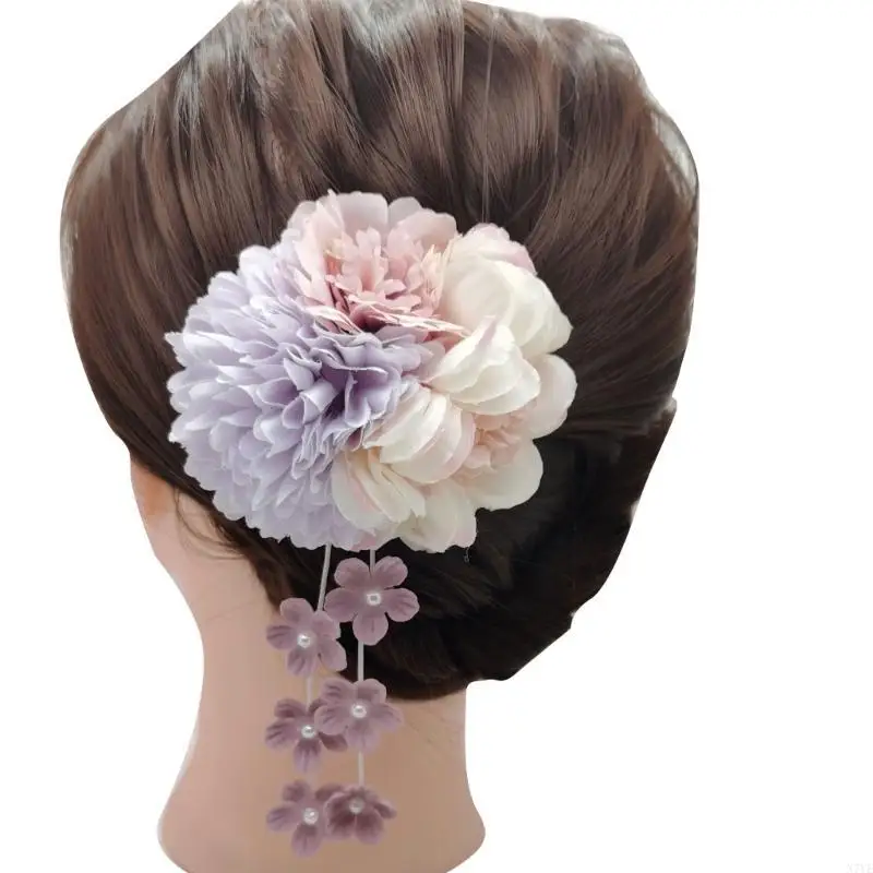 N7YE Hydrangea Hairpin for Women Fabric Flower Hair Clip Comb and Hair Pin Nonslip Hair Barrettes Elegant Hair Decors
N7YE Hydrangea Hairpin for Women Fabric Flower Hair Clip Comb and Hair Pin Nonslip Hair Barrettes Elegant Hair Decors