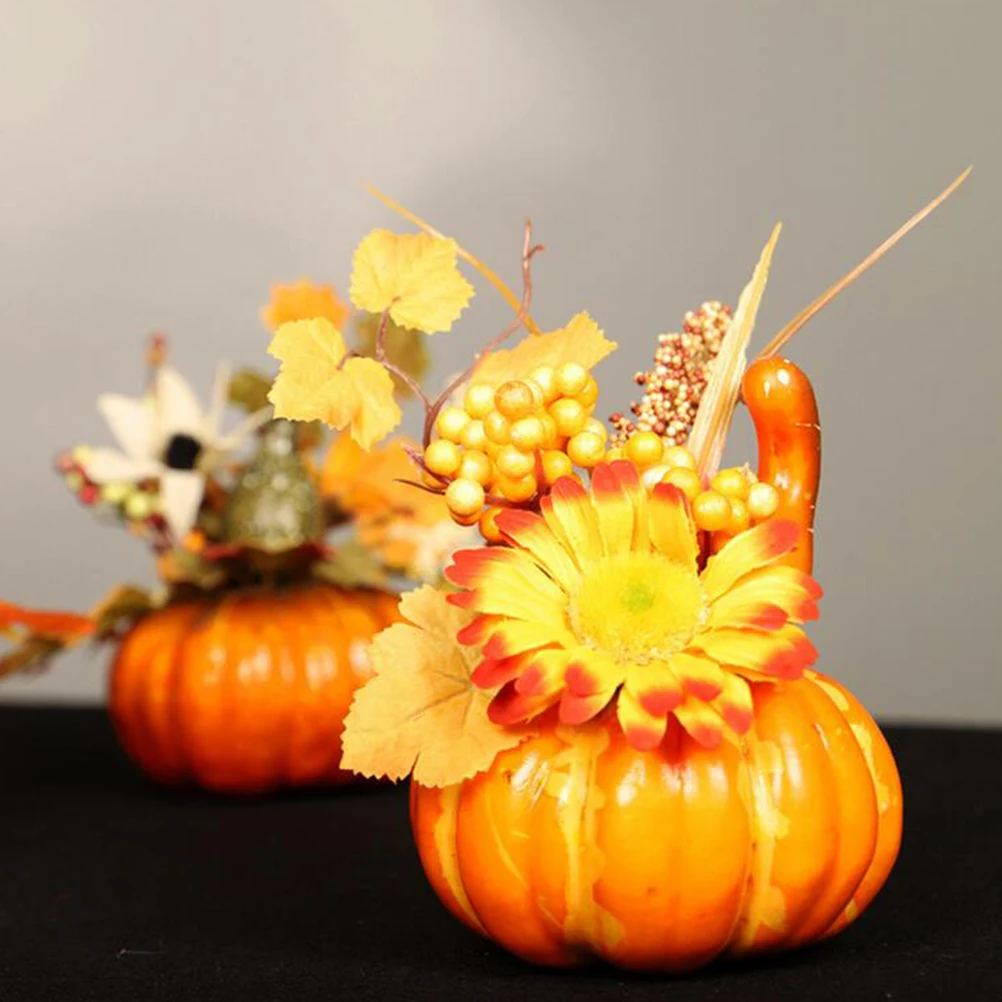 2PCS Artificial Maple Leaf Pumpkin Decor Floral Arrangement Centerpiece Table nament Halloween Autumn Home Decor
2PCS Artificial Maple Leaf Pumpkin Decor Floral Arrangement Centerpiece Table nament Halloween Autumn Home Decor