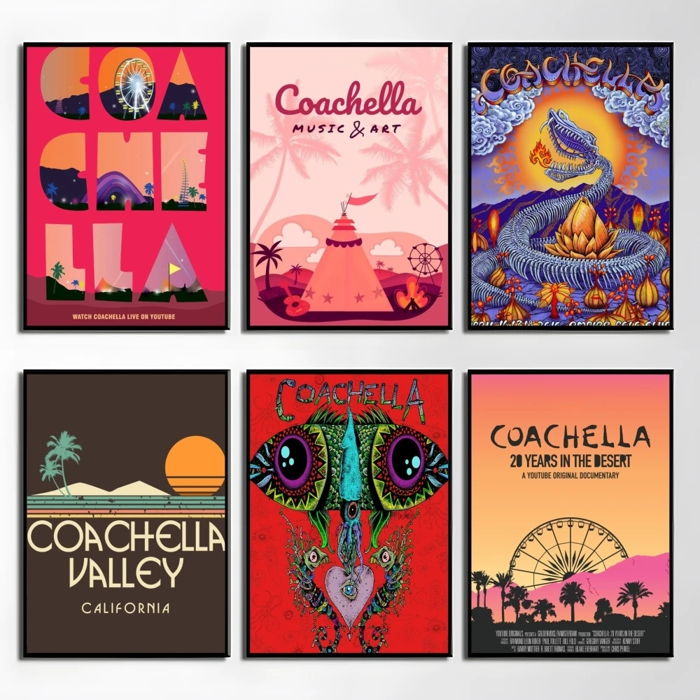 Coachella Valley Music Poster HD Art Mural Wallart Waterproof Vintage Print Decor for Home Decoration DIY Durable
Coachella Valley Music Poster HD Art Mural Wallart Waterproof Vintage Print Decor for Home Decoration DIY Durable