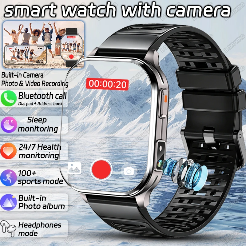 2026 New Smartwatch Men Women Camera Take Photos Record Video Health Monitor Sports Fitness Waterproof Flashlight Smart watches
2026 New Smartwatch Men Women Camera Take Photos Record Video Health Monitor Sports Fitness Waterproof Flashlight Smart watches