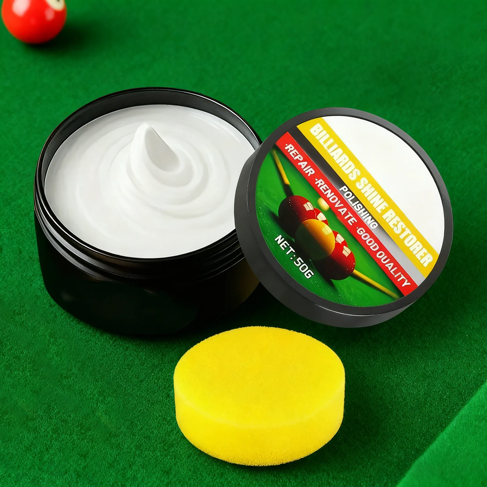 Pool Ball Polish 50g Cleaning Maintenance Shine Pool Ball Maintenance for Women Men Beginners Professionals Removes Dust Dirt
Pool Ball Polish 50g Cleaning Maintenance Shine Pool Ball Maintenance for Women Men Beginners Professionals Removes Dust Dirt