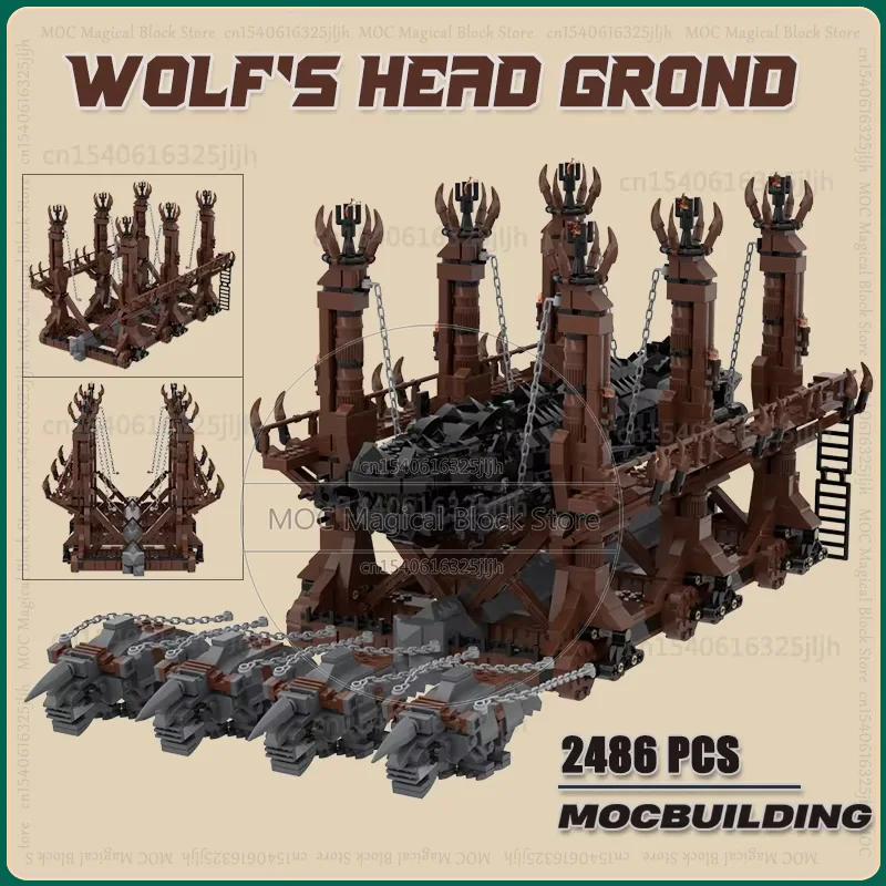 Wolf's Head Grond MOC Movie Scence Building Blocks Technology Bricks DIY Assembly Model Castle Puzzle Collection Toys Gifts
Wolf's Head Grond MOC Movie Scence Building Blocks Technology Bricks DIY Assembly Model Castle Puzzle Collection Toys Gifts