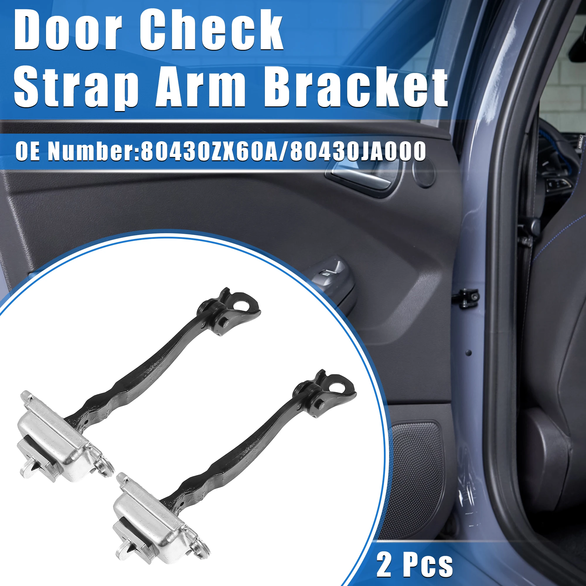 UXCELL Front Door Check Stop Strap No.80430ZX60A for Nissan Altima 2007-2011 2 Pcs
UXCELL Front Door Check Stop Strap No.80430ZX60A for Nissan Altima 2007-2011 2 Pcs