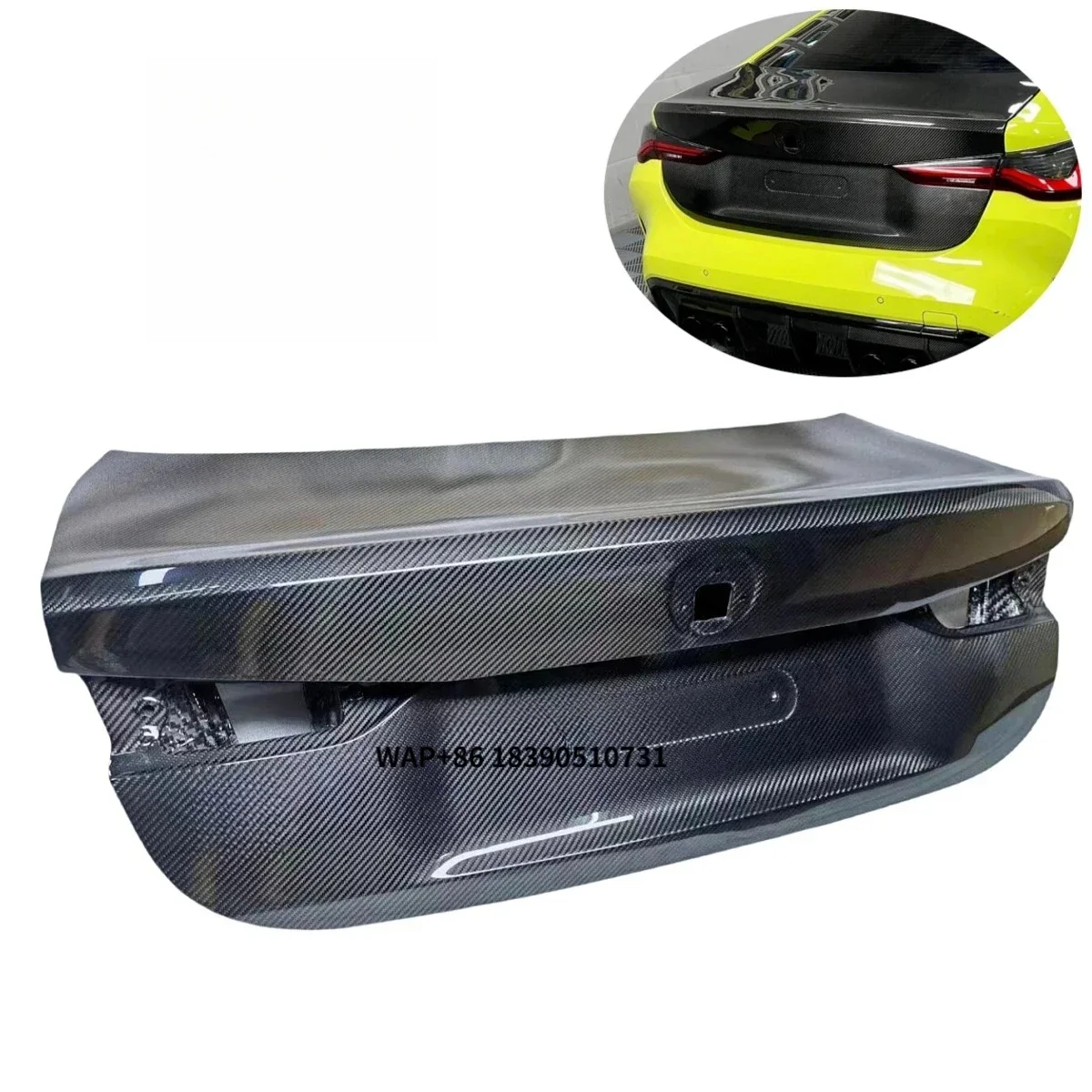 OEM Style Dry Carbon Fiber Rear Trunk Lid for G82 M4 G22 430i M440i M Sport Sedan
OEM Style Dry Carbon Fiber Rear Trunk Lid for G82 M4 G22 430i M440i M Sport Sedan