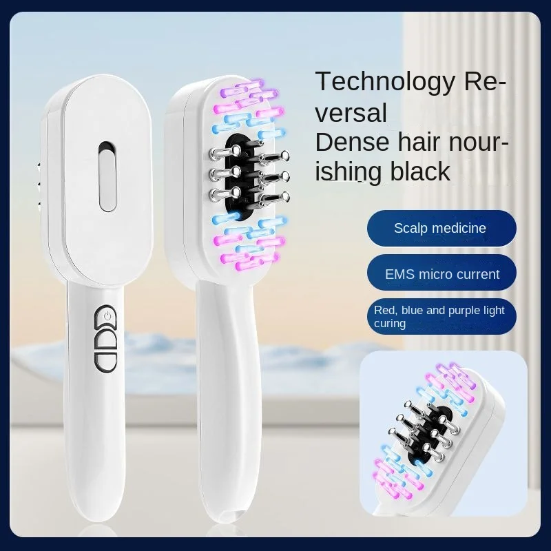 Rechargeable Electric Scalp Massager Comb with LED Light Essence Mist Spray for Hair Follicle Activation Relaxation Hair Care
Rechargeable Electric Scalp Massager Comb with LED Light Essence Mist Spray for Hair Follicle Activation Relaxation Hair Care