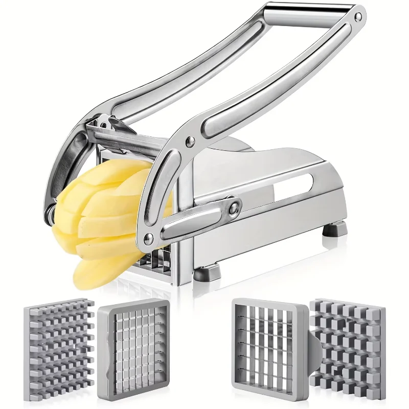 1pc manual stainless steel vegetable slicer -430 level square blade potato cucumber slicer, multifunctional kitchen tool
1pc manual stainless steel vegetable slicer -430 level square blade potato cucumber slicer, multifunctional kitchen tool