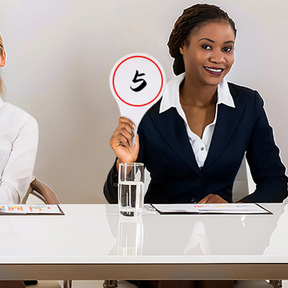 2Pcs Scoreboard Handheld Whiteboard Anti-Wear Reusable Dry Erase Paddle for Auctions Voting Judging Portable Mini Board
2Pcs Scoreboard Handheld Whiteboard Anti-Wear Reusable Dry Erase Paddle for Auctions Voting Judging Portable Mini Board