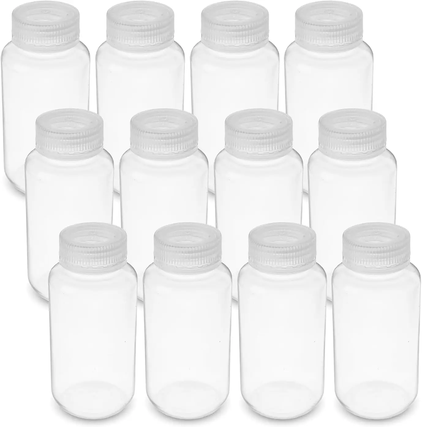 8oz Leakproof Wide Mouth Reagent Bottles - 12 Pack, Lab Grade PP, Autoclavable
8oz Leakproof Wide Mouth Reagent Bottles - 12 Pack, Lab Grade PP, Autoclavable