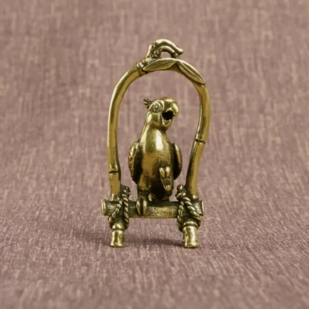 Solid Brass Parrot Figurine Small Statue Home Ornament Figurines Animal
Solid Brass Parrot Figurine Small Statue Home Ornament Figurines Animal