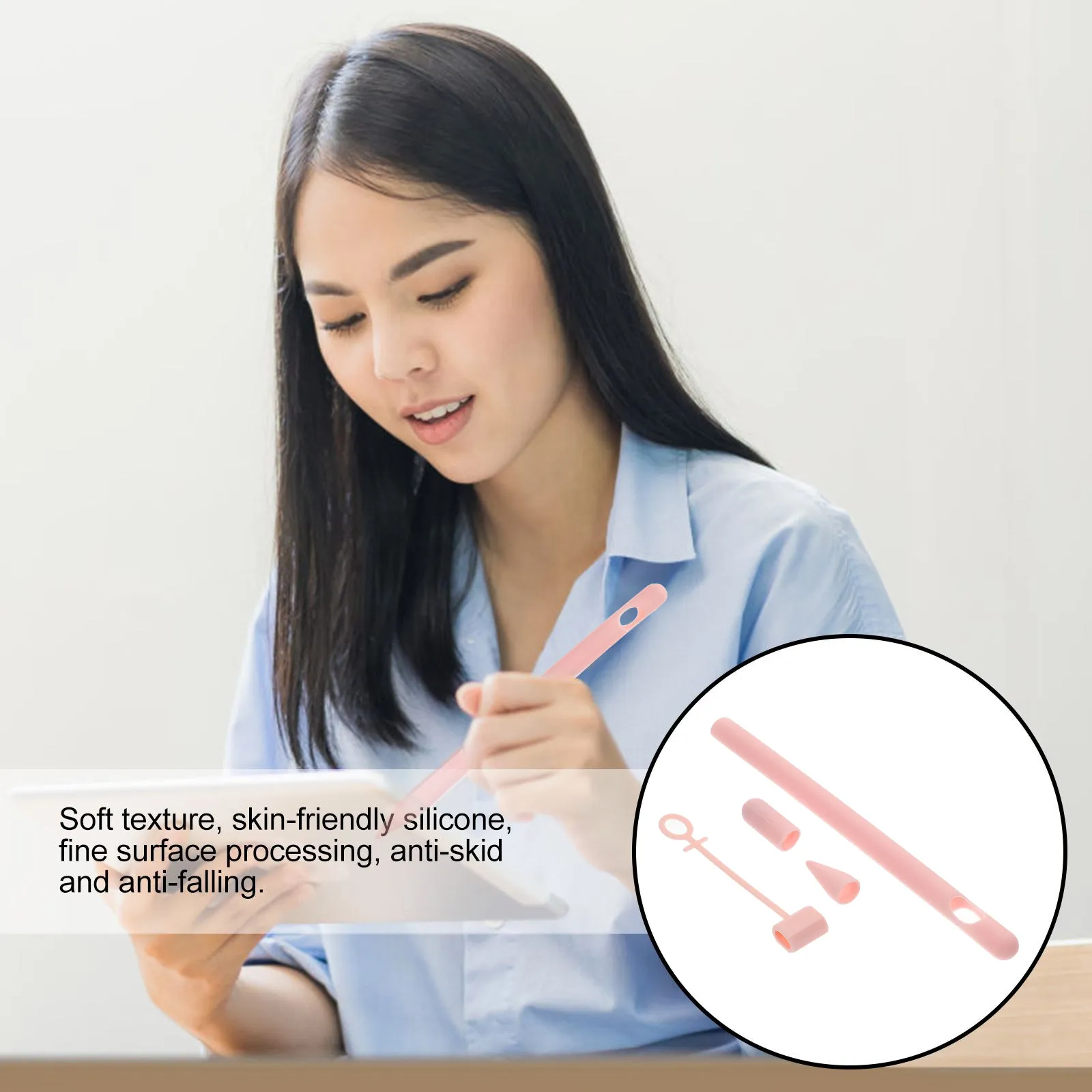 1Pcs Pencil Sleeve Protective Case Cartoon Pig Pattern Soft Silicone Anti-Lost Anti-Fall Compatible for Apple Pencil 1
1Pcs Pencil Sleeve Protective Case Cartoon Pig Pattern Soft Silicone Anti-Lost Anti-Fall Compatible for Apple Pencil 1