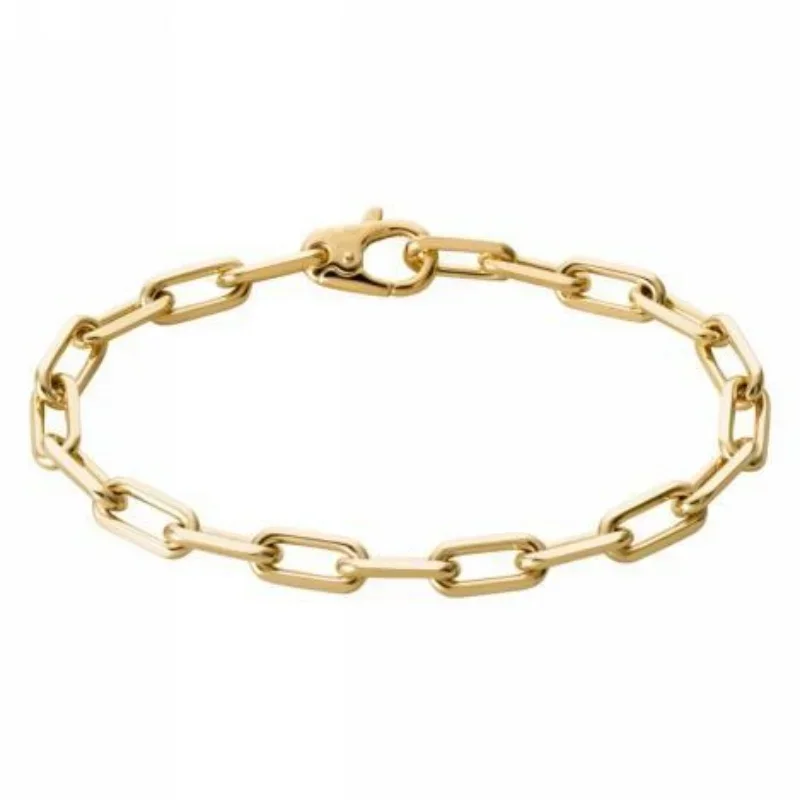Gold Paperclip Chain Link Bracelet
Gold Paperclip Chain Link Bracelet