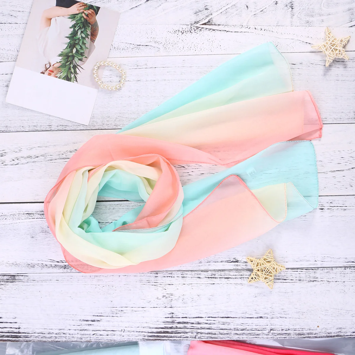 Gradient Color Scarf Beautiful Neck Scarves for Women Lightweight Ladies Chiffon Shawl Dress Decorative Fashion Wraps Dressy
Gradient Color Scarf Beautiful Neck Scarves for Women Lightweight Ladies Chiffon Shawl Dress Decorative Fashion Wraps Dressy