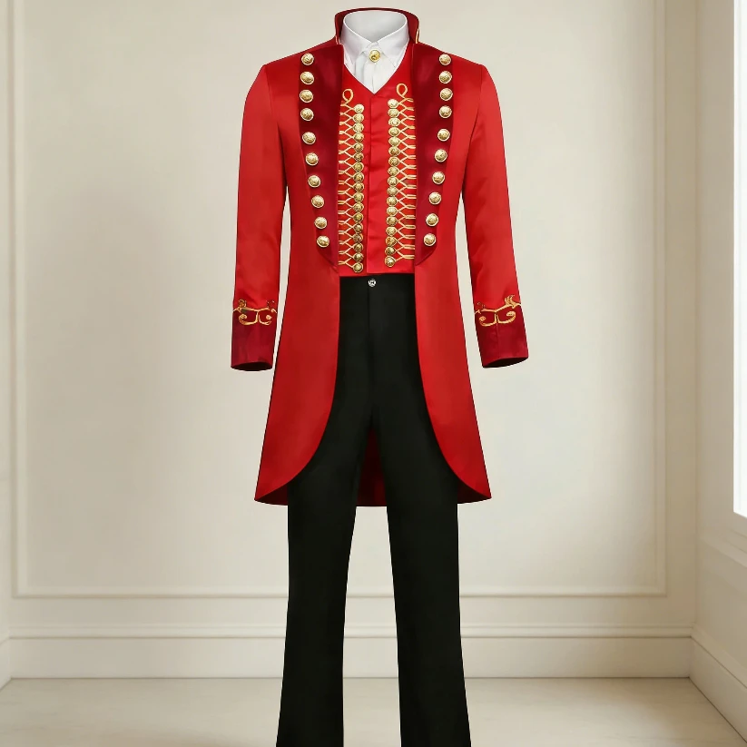 Movie Cosplay Costume Men Vest Uniform Suit Coat Shirt Pants Halloween Carnival Clothes Magic Show Stage
Movie Cosplay Costume Men Vest Uniform Suit Coat Shirt Pants Halloween Carnival Clothes Magic Show Stage
