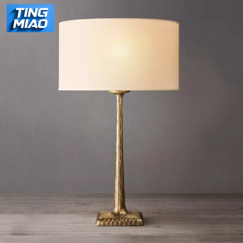 Retro American-style Copper Table Lamp All-copper Fabric Retro Designer for Living Room Table Lamp
Retro American-style Copper Table Lamp All-copper Fabric Retro Designer for Living Room Table Lamp