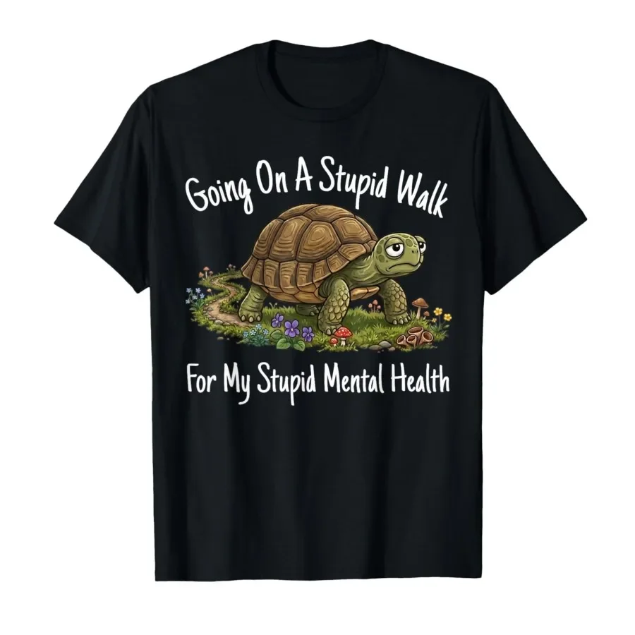 Going On A Stupid Walk for My Stupid Mental Health Sarcastic T-shirt For Men Women 100% Cotton T Shirts Short Sleeve Tops 0501-2
Going On A Stupid Walk for My Stupid Mental Health Sarcastic T-shirt For Men Women 100% Cotton T Shirts Short Sleeve Tops 0501-2