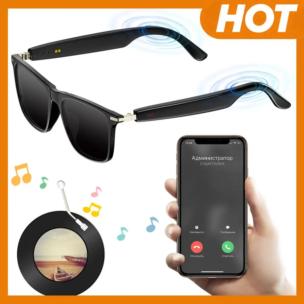 Smart Glasses with AI Translator Audio Glasses Hands-Free Music & Calls Outdoor Sports Headphones for Men Women
Smart Glasses with AI Translator Audio Glasses Hands-Free Music & Calls Outdoor Sports Headphones for Men Women