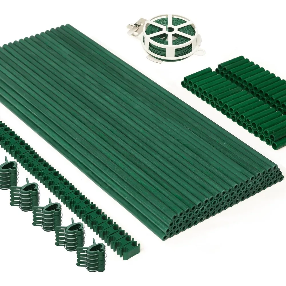 249pcs Garden Stakes Kit: Fiberglass Plant Supports for DIY 4ft-7ft Stakes, Tomatoes, Vegetables, Indoor & Outdoor Gardening
249pcs Garden Stakes Kit: Fiberglass Plant Supports for DIY 4ft-7ft Stakes, Tomatoes, Vegetables, Indoor & Outdoor Gardening