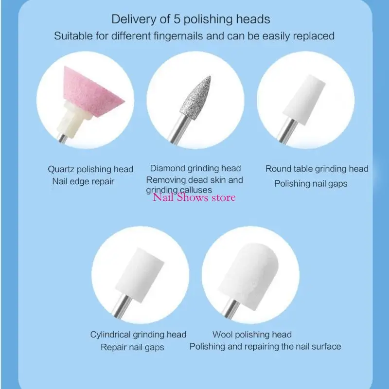 E0BC Wireless Drill Machine Rechargeable Electric File for Manicure Pedicure
E0BC Wireless Drill Machine Rechargeable Electric File for Manicure Pedicure