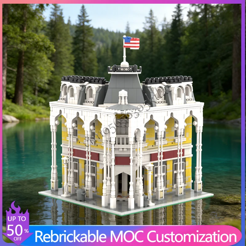 3142 PCS Medieval Delux Emporium MOC Customize Modular Building Block Model Brick Educational Simple Kids DIY Assembly Toy Gift
3142 PCS Medieval Delux Emporium MOC Customize Modular Building Block Model Brick Educational Simple Kids DIY Assembly Toy Gift