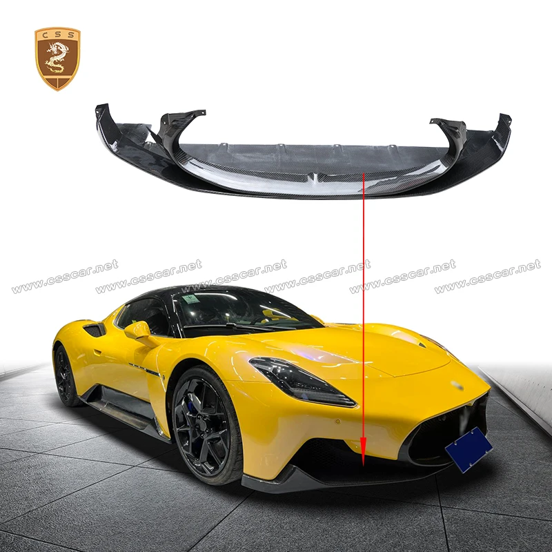OEM Style Car Front Bumper Lip Spoiler Diffuser Splitters Protection Guard For Maserati MC20 Dry Carbon Fiber Moulding Body Kit
OEM Style Car Front Bumper Lip Spoiler Diffuser Splitters Protection Guard For Maserati MC20 Dry Carbon Fiber Moulding Body Kit