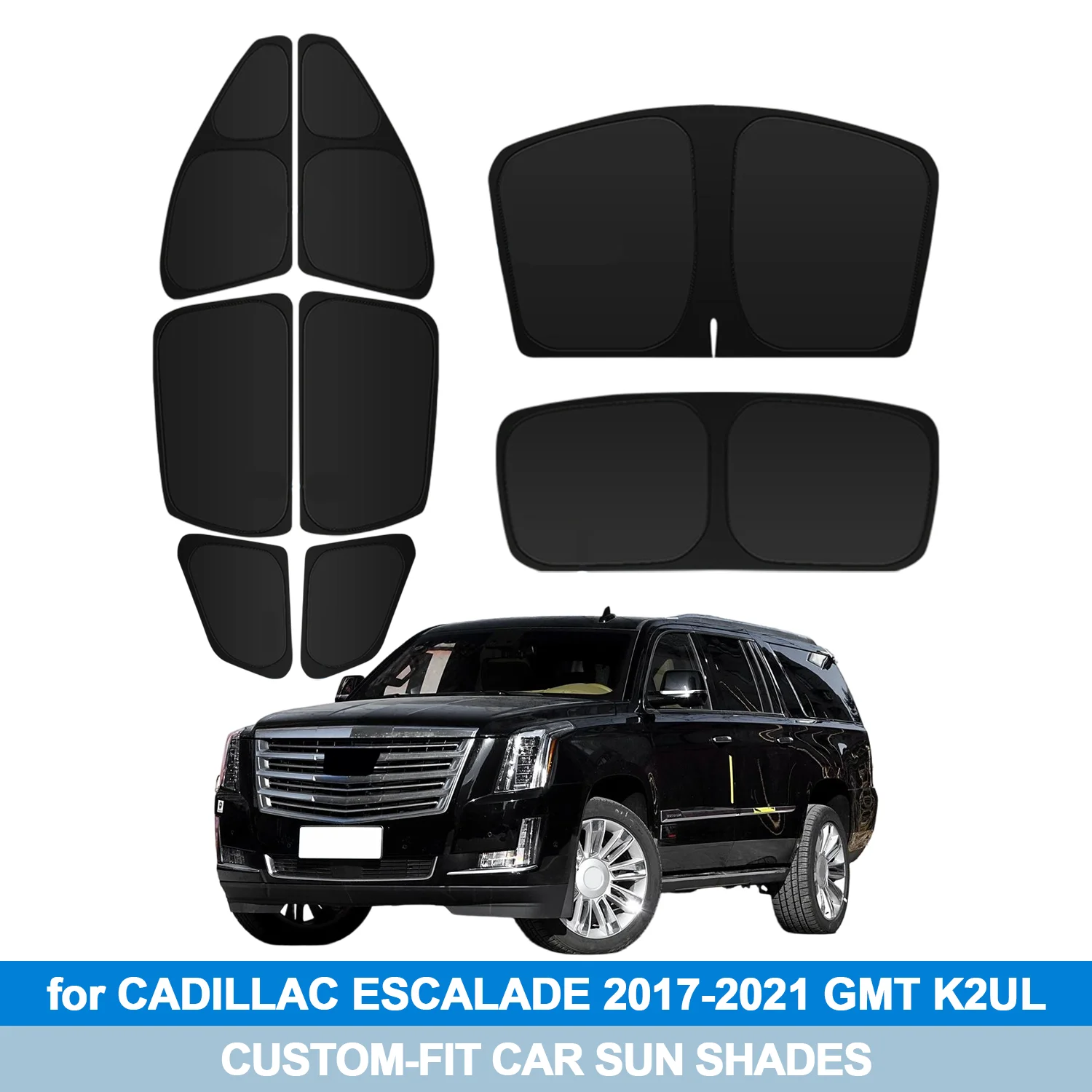 For CADILLAC ESCALADE 2017-2021 GMT K2UL Windshield Sun Shade Side Window Shades Cover Sun Visor Shield Privacy Protection
For CADILLAC ESCALADE 2017-2021 GMT K2UL Windshield Sun Shade Side Window Shades Cover Sun Visor Shield Privacy Protection