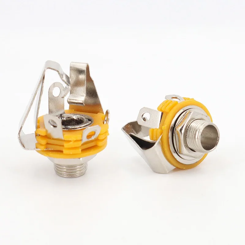 5pcs Electric Guitar Electric Bass Electric Bass Active Passive Stereo Jack Audio Wiring Socket 6.35mm Interface
5pcs Electric Guitar Electric Bass Electric Bass Active Passive Stereo Jack Audio Wiring Socket 6.35mm Interface