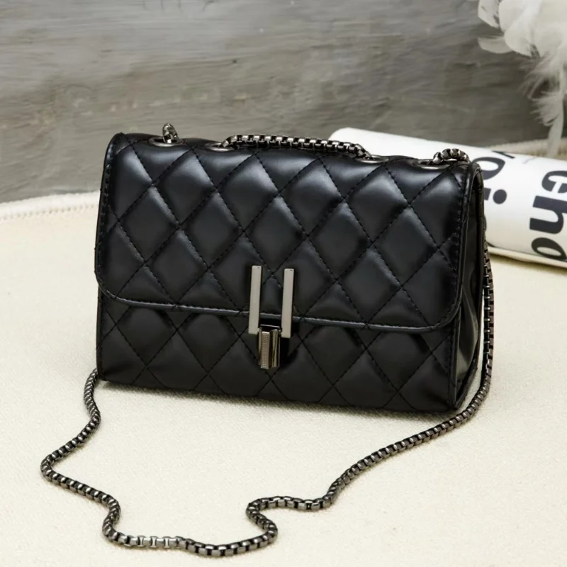 2026 New Arrival Women PU Leather Diamond Lattice Crossbody Bag Chain Shoulder Purse for Daily Dating
2026 New Arrival Women PU Leather Diamond Lattice Crossbody Bag Chain Shoulder Purse for Daily Dating
