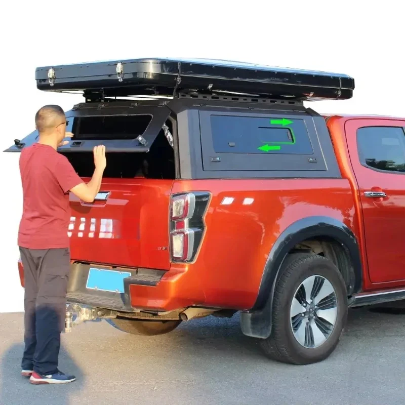 Modification Pickup Truck Hardtop Topper Camper Sliding Window Steel Canopy for L200 2019+ F
Modification Pickup Truck Hardtop Topper Camper Sliding Window Steel Canopy for L200 2019+ F