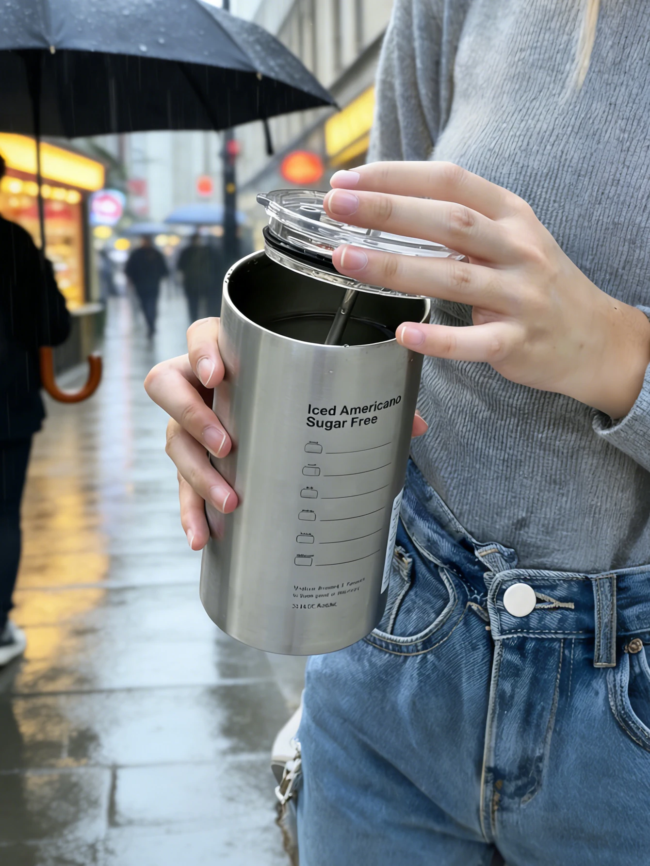 New 500ml Insulated Coffee Cup, 304 Stainless Steel Vacuum with Straw, for Iced Coffee & Hot Drinks, Leakproof Design
New 500ml Insulated Coffee Cup, 304 Stainless Steel Vacuum with Straw, for Iced Coffee & Hot Drinks, Leakproof Design