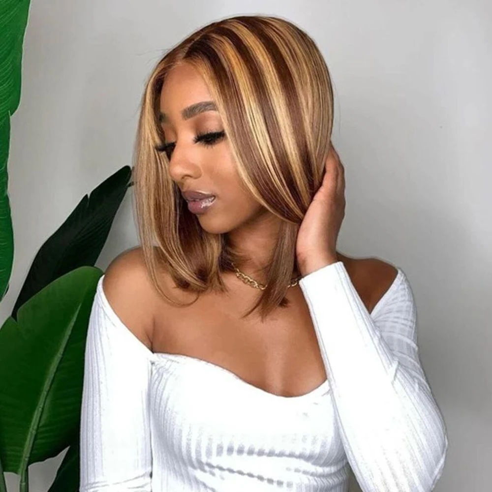 Highlight Ombre Bob Wig Human Hair Straight 4/27 Straight Bob Lace Front Wigs Human Hair 10Inch 13x4 Short Bob Wig 180%Density
Highlight Ombre Bob Wig Human Hair Straight 4/27 Straight Bob Lace Front Wigs Human Hair 10Inch 13x4 Short Bob Wig 180%Density