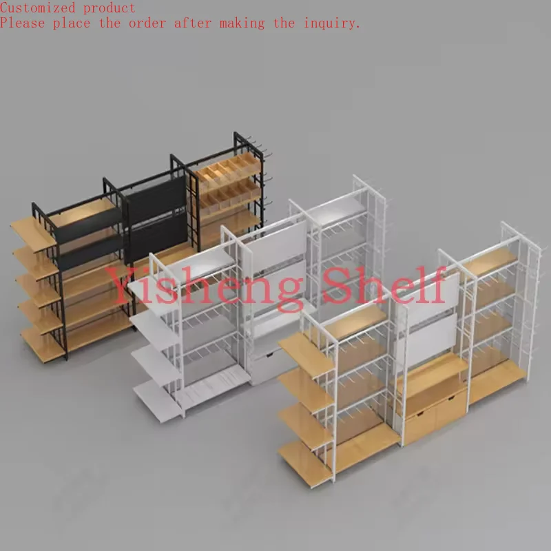 Custom.Factory Low Price Steel Made New Design Customized Wooden Metal Miniso Store Display Rack Boutique Shop Jewelry Accessory
Custom.Factory Low Price Steel Made New Design Customized Wooden Metal Miniso Store Display Rack Boutique Shop Jewelry Accessory