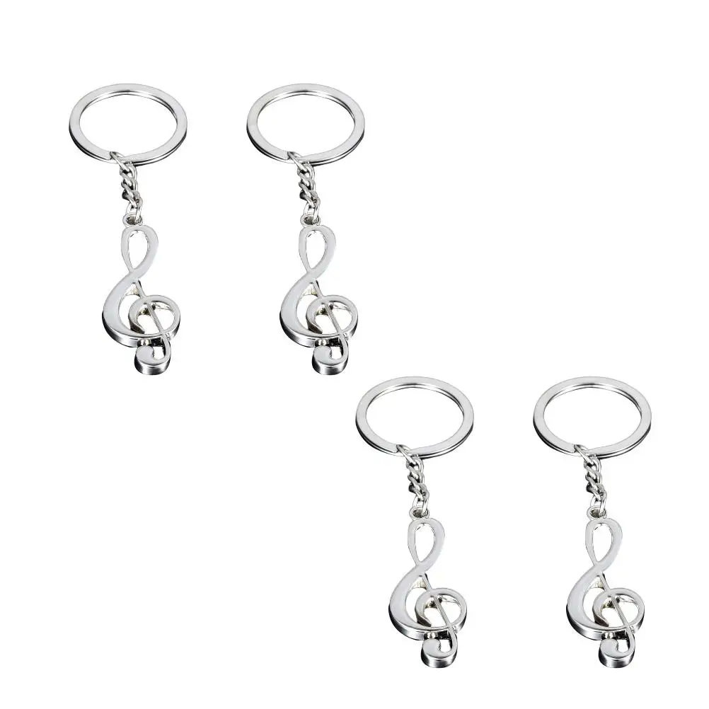 4 PCS Metal Keychain Keyring Holder Music Keychains Cute Creative Holders Car Miss
4 PCS Metal Keychain Keyring Holder Music Keychains Cute Creative Holders Car Miss
