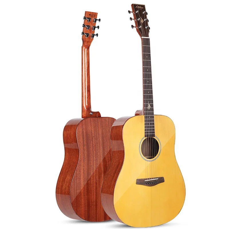41" Solid Top Acoustic Guitar Suitable for Intermediate to Professional Players
41" Solid Top Acoustic Guitar Suitable for Intermediate to Professional Players