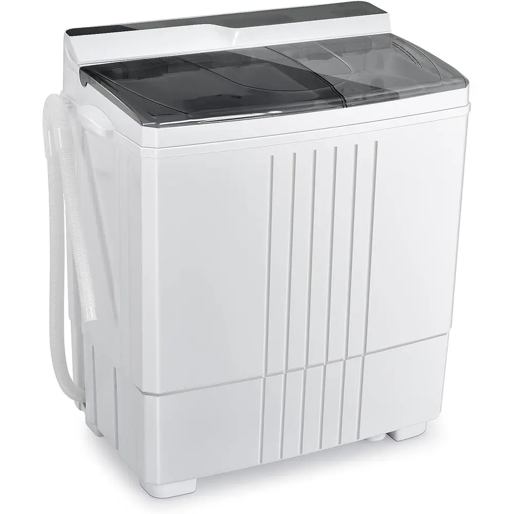 Portable Washing hine, 21lbs acity, 14.4lbs Washer and 6.6Llbs Spinner, Compact or Aparent RV, White & Gray, GT-GE-10390US-GR-P
Portable Washing hine, 21lbs acity, 14.4lbs Washer and 6.6Llbs Spinner, Compact or Aparent RV, White & Gray, GT-GE-10390US-GR-P