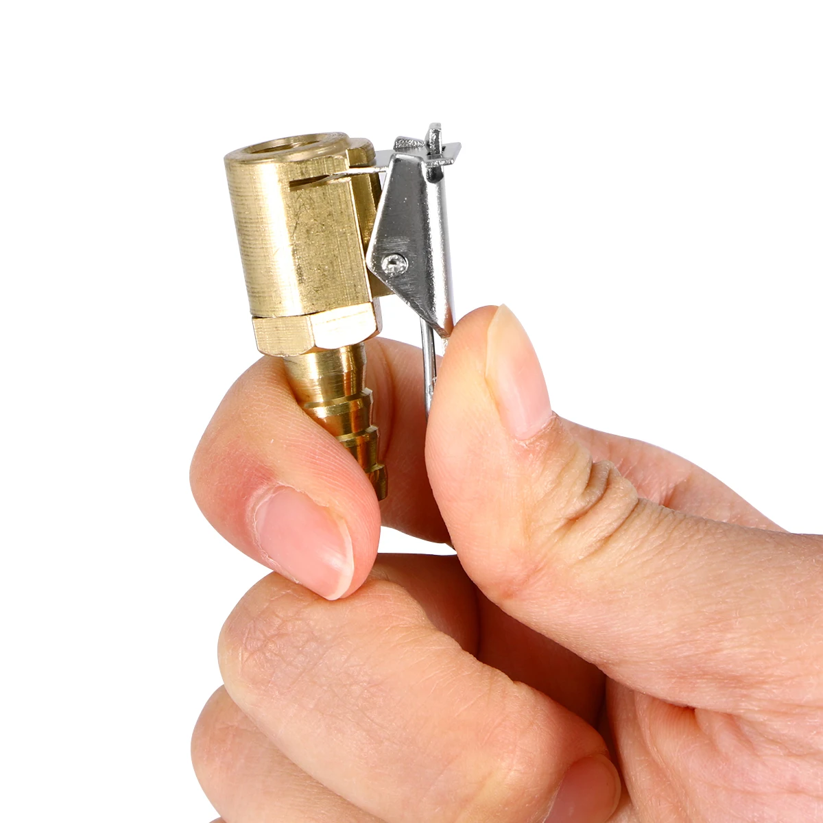 8 Mm Tire Inflation Chuck Inflator Air Chunk Connector Valve Pneumatic Pump Pure Copper
8 Mm Tire Inflation Chuck Inflator Air Chunk Connector Valve Pneumatic Pump Pure Copper