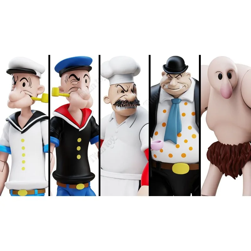 Ready To Ship Popeye Classics Bfs 1/12 Scale Action Figure - 6" Articulated Collectible Doll Desktop Decor in Stock
Ready To Ship Popeye Classics Bfs 1/12 Scale Action Figure - 6" Articulated Collectible Doll Desktop Decor in Stock