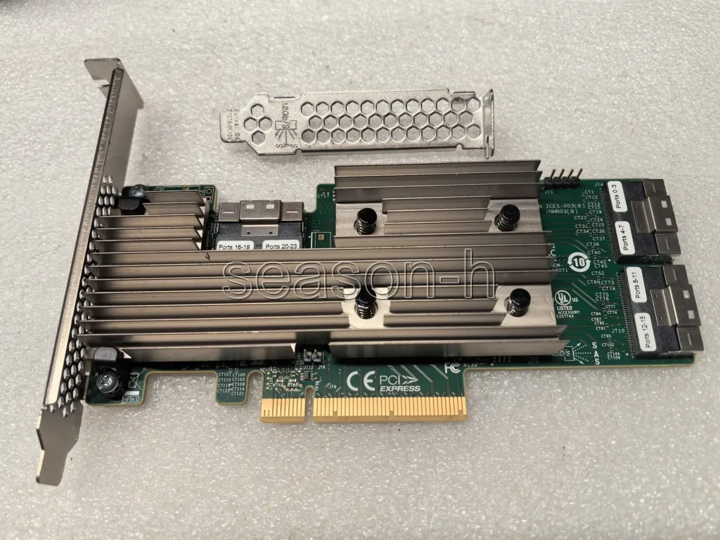 9306-24i SATA / SAS HBA Controller 12Gbps IT Mode 24port
9306-24i SATA / SAS HBA Controller 12Gbps IT Mode 24port