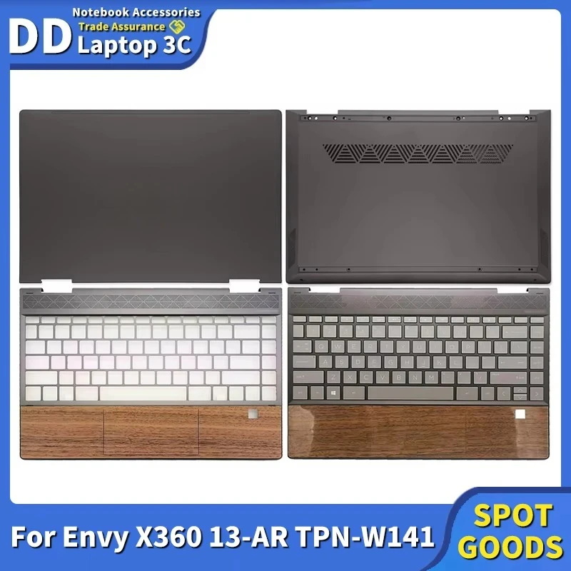 New Laptop LCD Back Cover Palmrest With US Keyboard Bottom Case Wood Grain Original For HP Envy 13-AR TPN-W141 L54198-001 Brown
New Laptop LCD Back Cover Palmrest With US Keyboard Bottom Case Wood Grain Original For HP Envy 13-AR TPN-W141 L54198-001 Brown