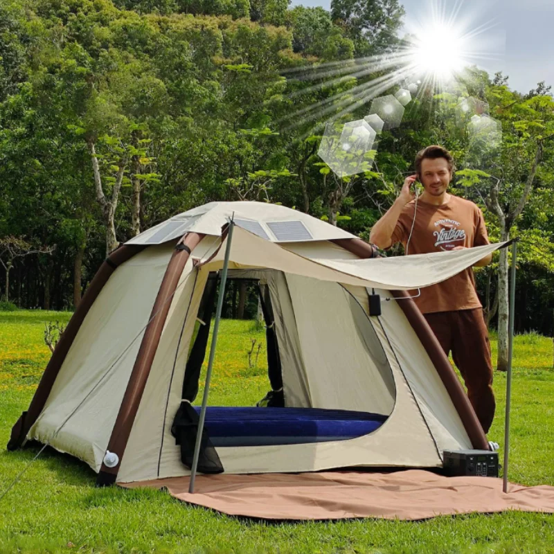 Outdoor Solar Automatic Inflatable Tent Road Trip 3-4 People Space Power Generation Park Camping Tent
Outdoor Solar Automatic Inflatable Tent Road Trip 3-4 People Space Power Generation Park Camping Tent