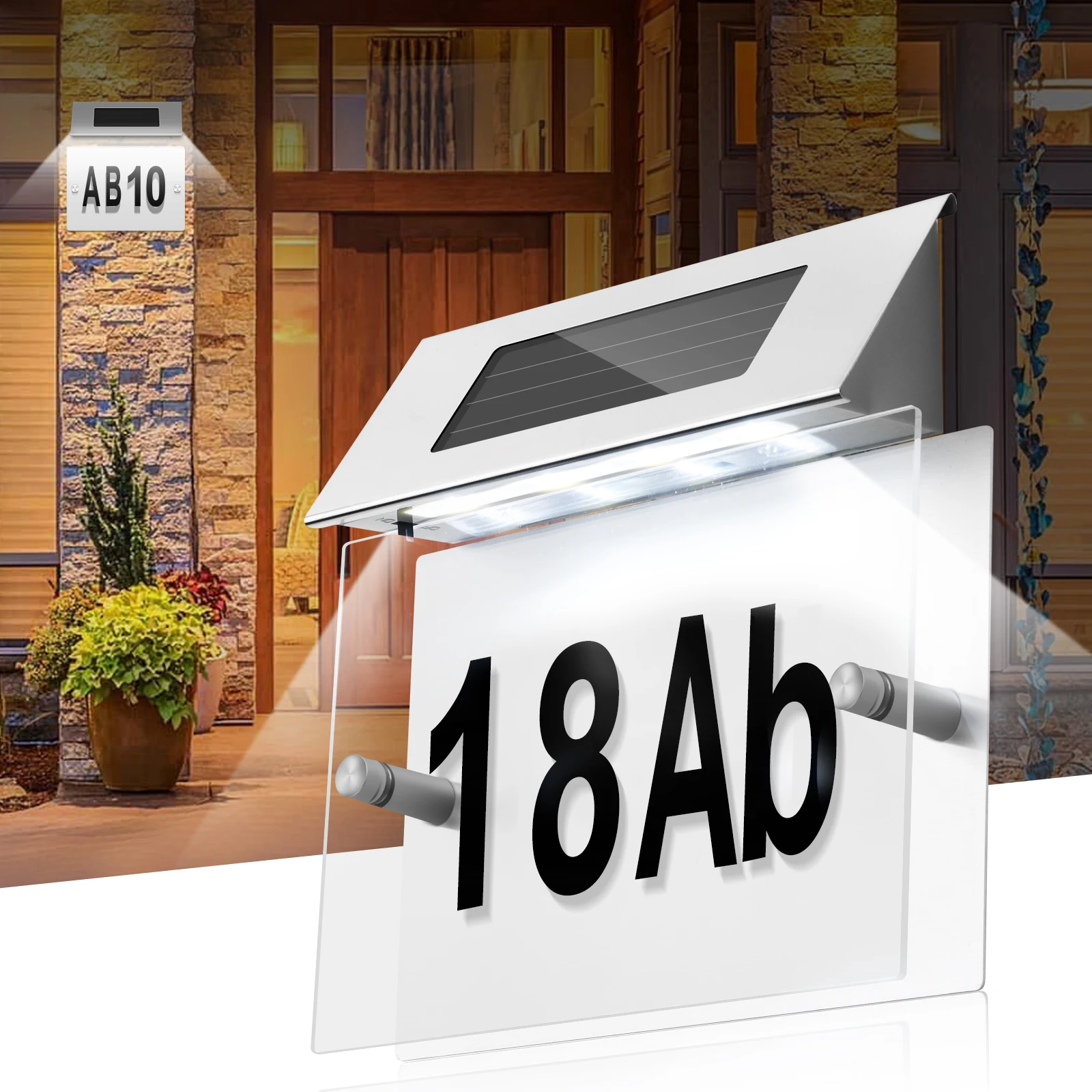 68pcs/Set Solar DIY House Number LED Address Plaques Led Light House Number Sign For Your Home Wall Mounted Sign Solar Powered
68pcs/Set Solar DIY House Number LED Address Plaques Led Light House Number Sign For Your Home Wall Mounted Sign Solar Powered