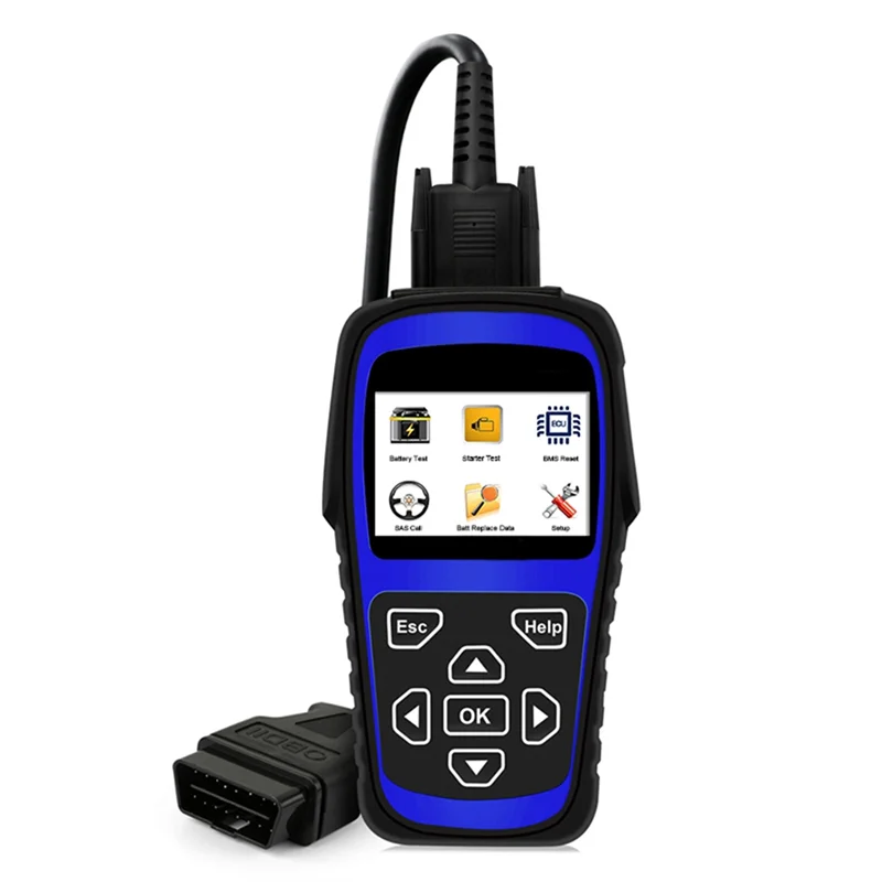 ABLL-12V/24V Battery Tester Battery Registration BMS Reset Scanner 100-2000 CCA For Car Heavy Duty Truck And Marine Boat
ABLL-12V/24V Battery Tester Battery Registration BMS Reset Scanner 100-2000 CCA For Car Heavy Duty Truck And Marine Boat