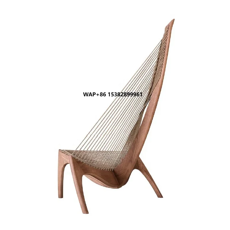 Modern Solid Wood Chair with Rope Harp for Bedroom Dining Living Room Hotel or Apartment Villa Furniture
Modern Solid Wood Chair with Rope Harp for Bedroom Dining Living Room Hotel or Apartment Villa Furniture