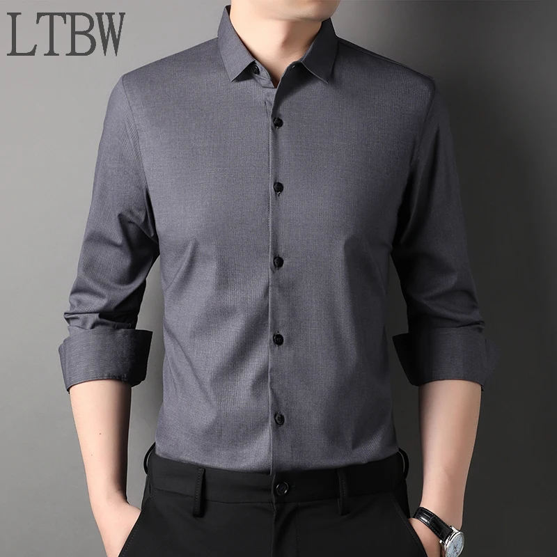 New Spring and Autumn Men's Business Solid Color Formal Long Sleeve Shirts Men's Sleeves Slim Fit Casual Shirts Hot Selling Spot
New Spring and Autumn Men's Business Solid Color Formal Long Sleeve Shirts Men's Sleeves Slim Fit Casual Shirts Hot Selling Spot