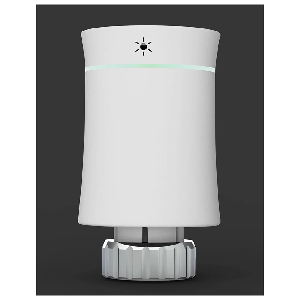 N91R-MOES TRV Smart Radiator Valve Actuator Programmable Thermostat Heater Temperature Zigbee 3.0 Tuya Alexa Voice Control